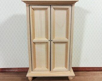 ドールハウス ワードローブ ミニチュア家具 ピンク キャビネット 