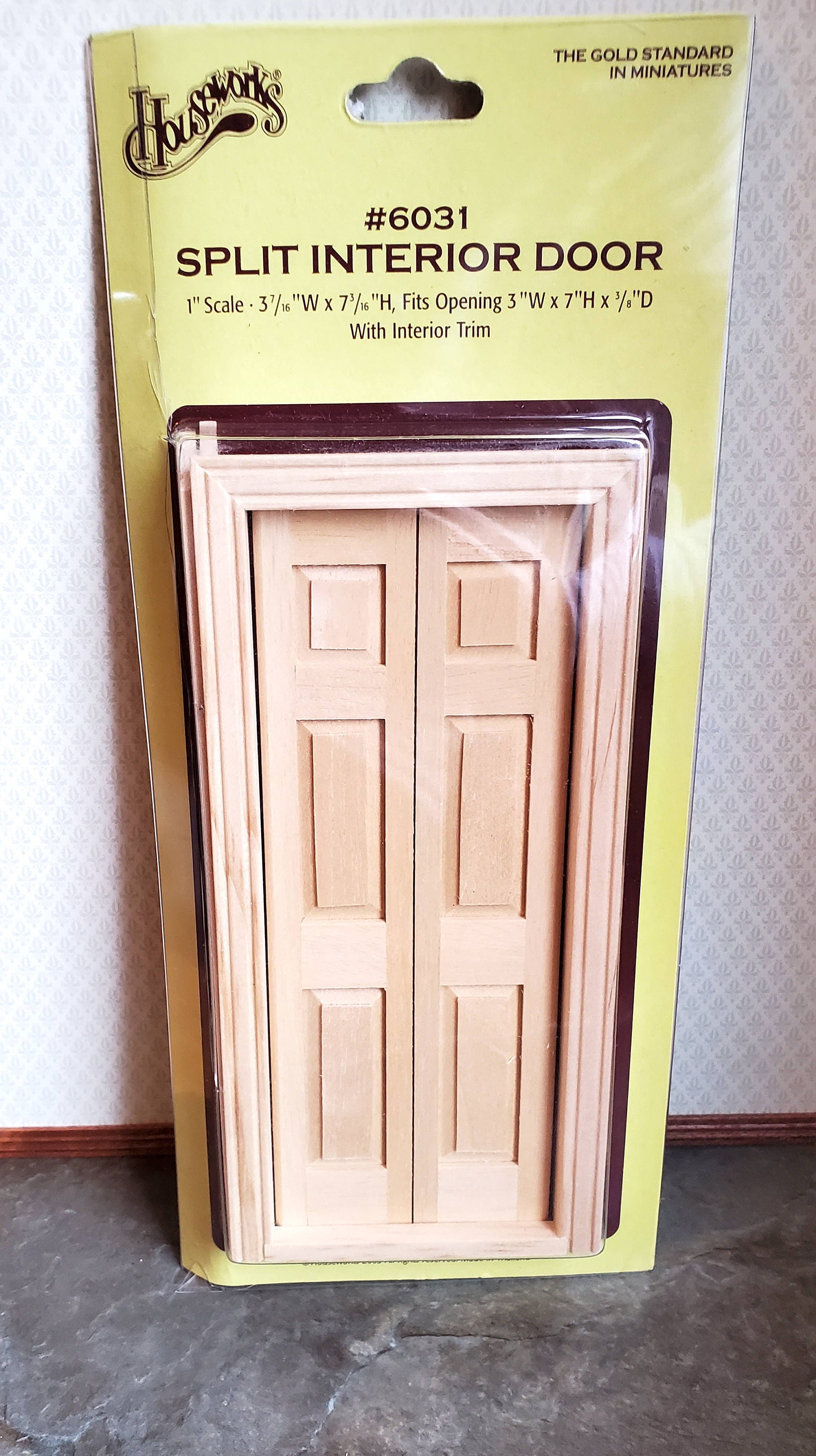 Dollhouse Miniature Victorian Door Unit 1:12 one inch scale K2 Dollys Gallery 