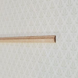 Dollhouse Miniatures Chair Rail or Trim Molding 3/16" wide x 18" long 1:12 Scale image 4