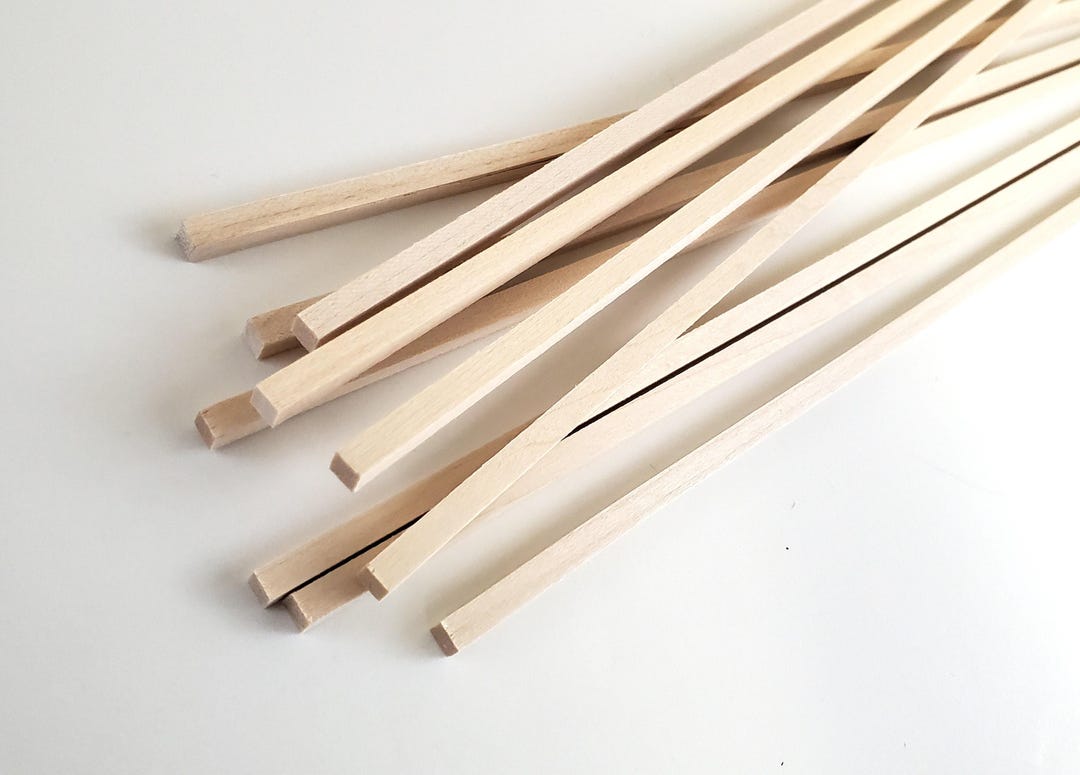 Wood Beams Posts 3/16 X 3/16 X 18" Long X10 Basswood Model Making ...