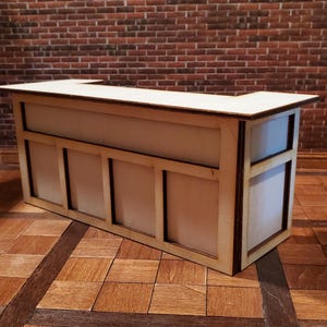 Dollhouse Pub Bar DIY KIT Wood Large Tudor or Irish 1:12 Scale Miniature