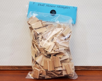 Miniature Cedar Shingles for Dollhouses 400 Piecees 288 Sq Inches from Alessio