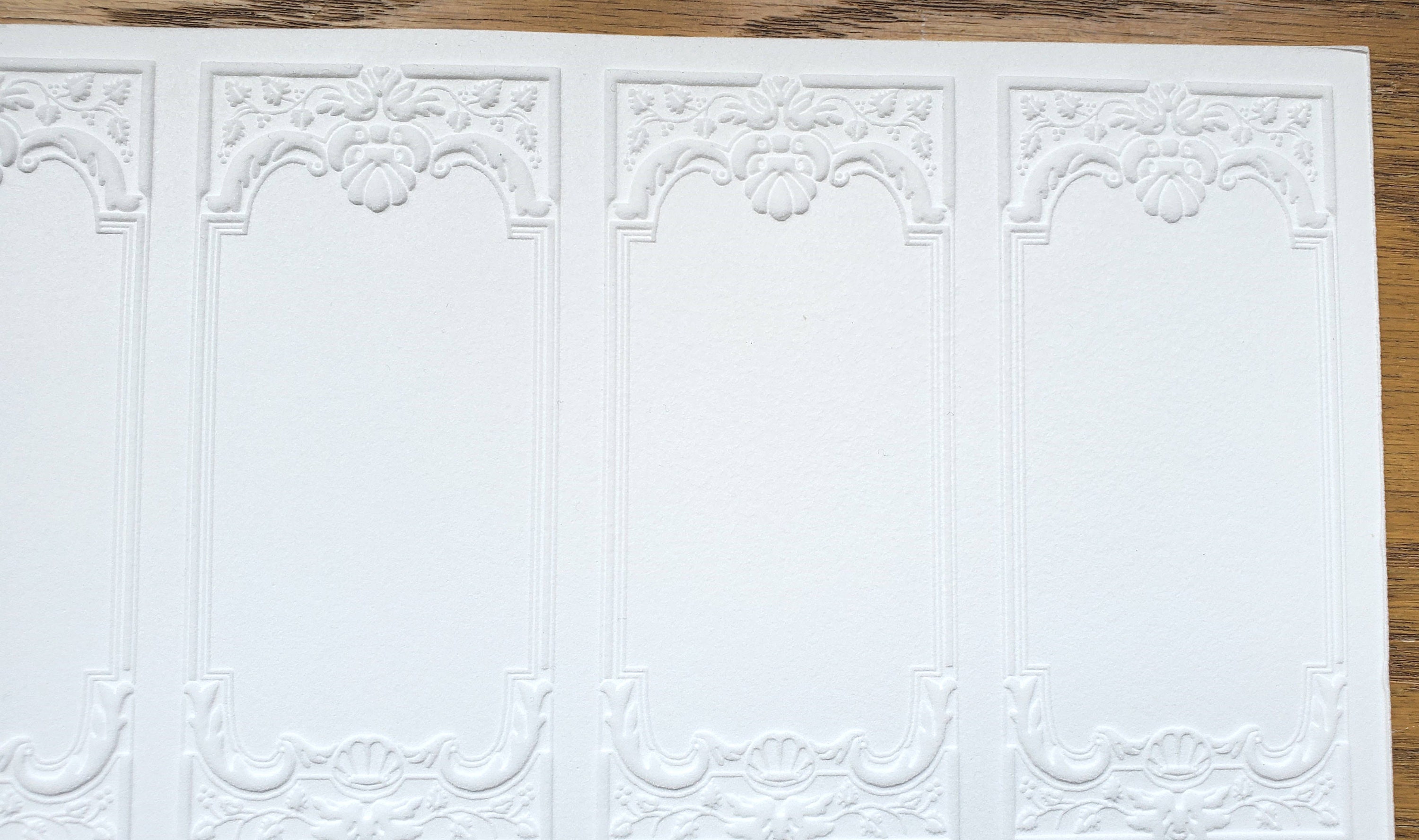 Dollhouse Wall Panels Embossed Textured Foam Board 1:12 Scale - Etsy