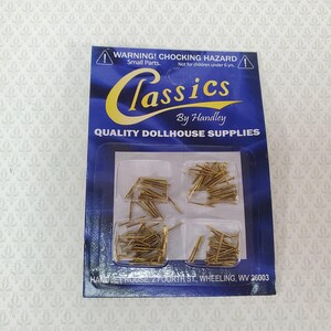 thumbnail image 2 of 200 Pcs Smallest Copper Brass Nails – Model Ship Building & Wooden Craft Accessories – Crown Brand 2 of 6