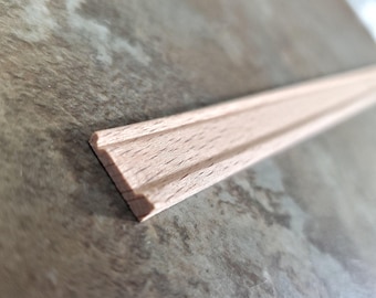 Dollhouse Miniature Baseboard Trim 1/2" wide x 18" long 1:12 Scale CLA70298