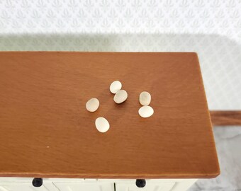 Dollhouse Eggs Half Dozen (6) Brown & White 1:12 Scale Food Groceries Kitchen