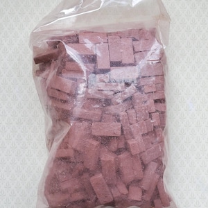 Dollhouse Miniature Bricks Red Brick Blend by Andi Mini Brick & Stone 1:12 Scale 325 Pieces