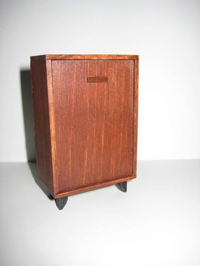 Dollhouse Miniature Retro Style TV Set 112 Scale 1950s 1960s Etsy