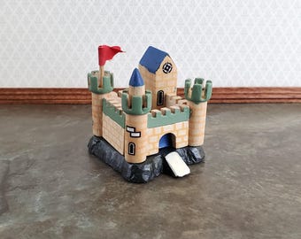 Miniature Dollhouse Castle Play Toy Wood 1:12 Scale Nursery