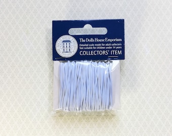 Dollhouse 12v Wire White 50 Feet for Wiring Your Dollhouse 1:12 Scale Round Wire