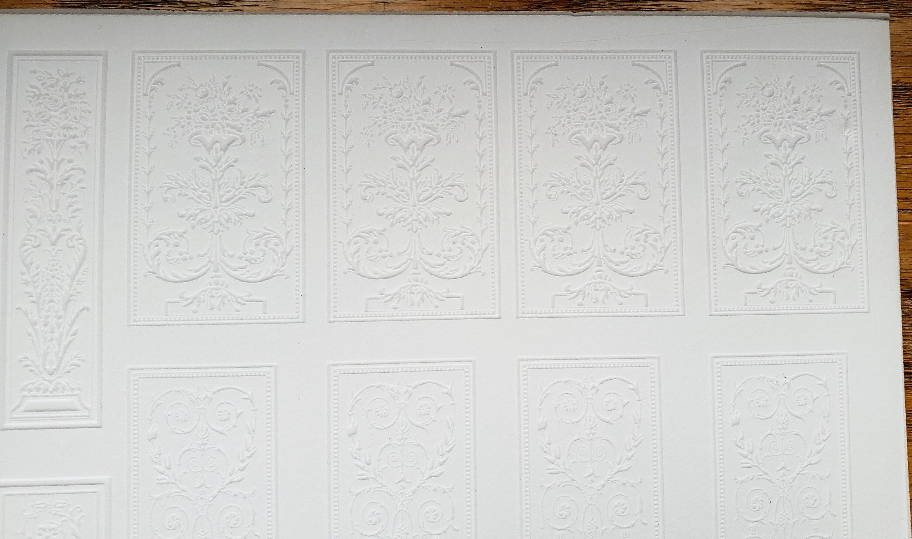Dollhouse Wall Panels Embossed Textured Foam Board 1:12 Scale - Etsy