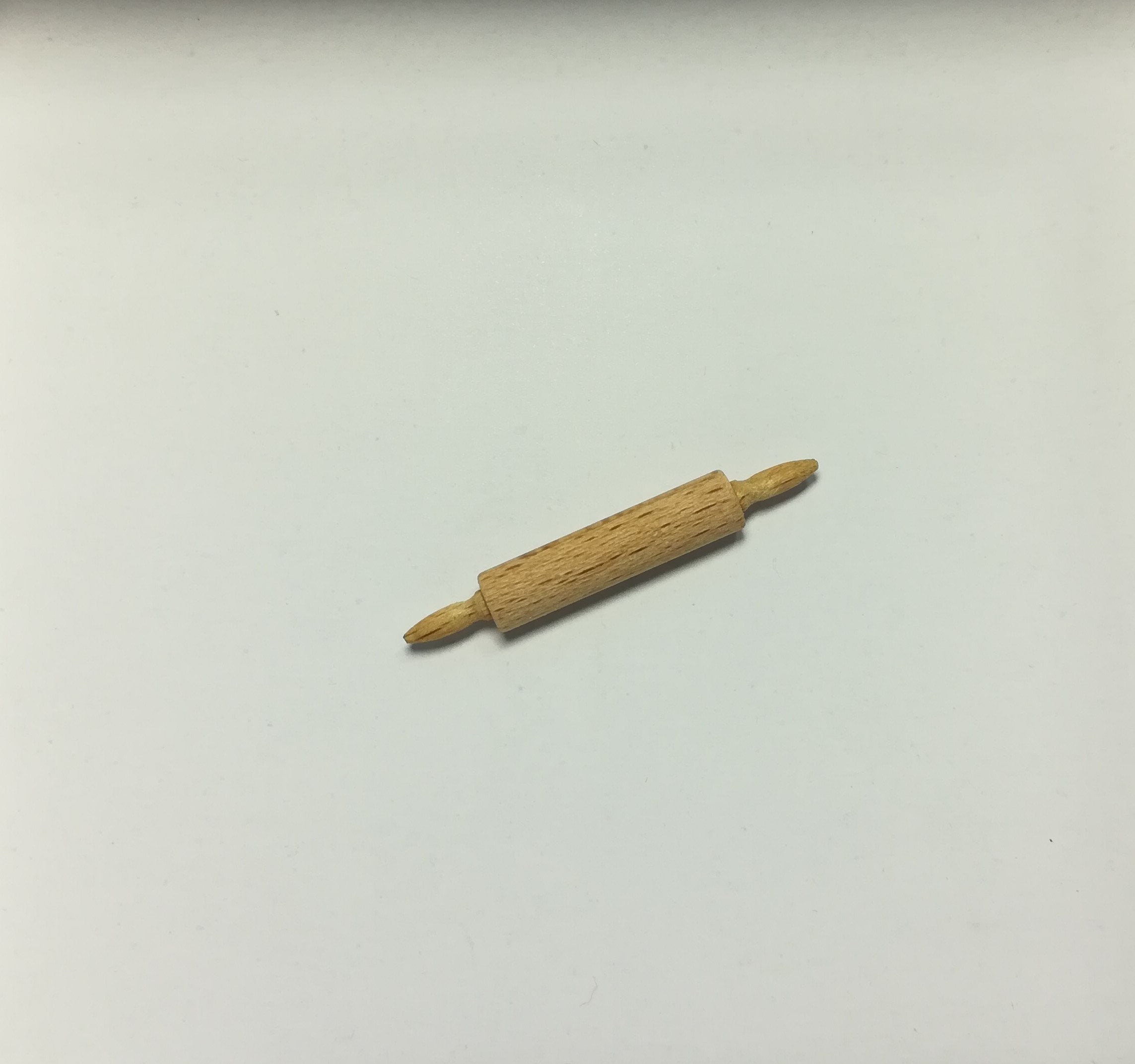 ROLLING PIN Wood DOLLHOUSE MINIATURES 1:12 SCALE