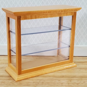 Thekenvitrine für Puppenstube oder Laden, Miniaturmöbel 1:12