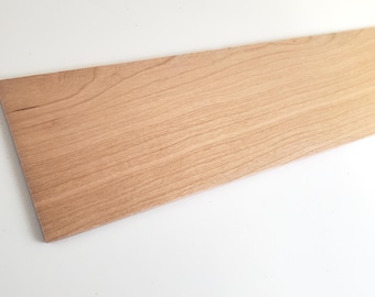 Cherry Wood Sheet Plank Thin 1/16"Thick x 3" Wide x 12" Long Kiln Dried Woodworking