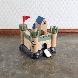 Miniature Dollhouse Castle Play Toy Wood 1:12 Scale Nursery