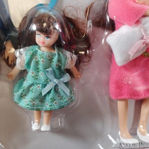 Dollhouse Modern Family Dolls Dad Mom Daughter Baby Poseable 1:12 Scale Removable Clothes image 2