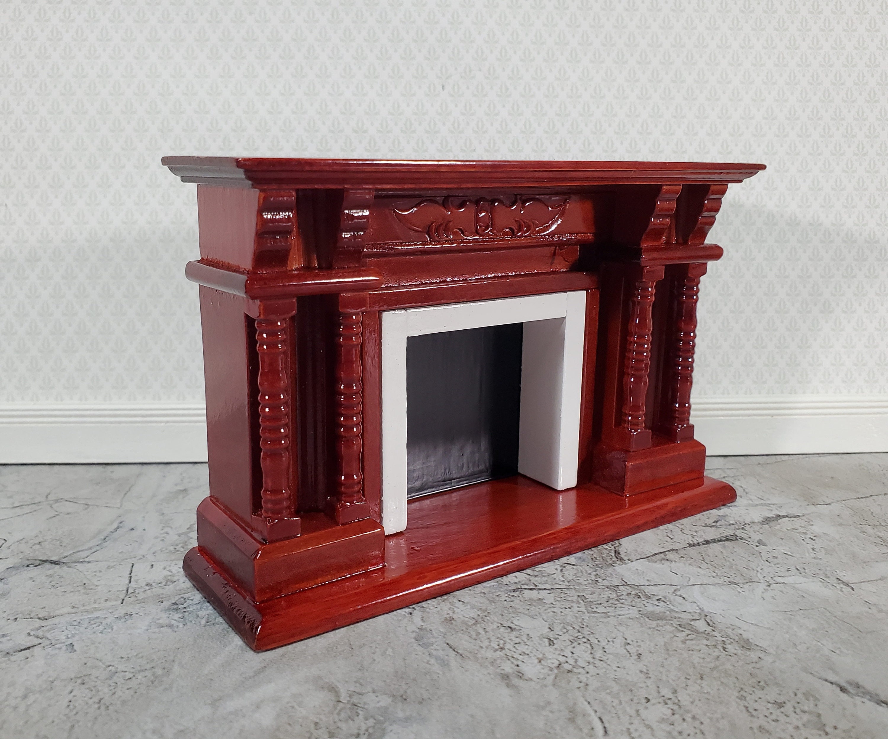 Doll house fire place 2025