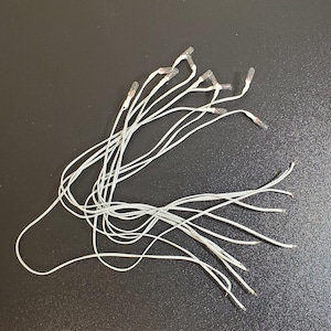 Dollhouse 16V GOW Grain of Wheat Bulb with Wire Set of 10 1:12 Scale HW8102