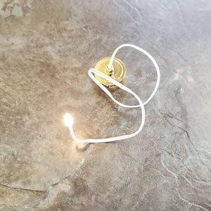 Miniature Battery Light Bulb on String Warm Light Fairy Light Dollhouses