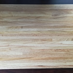 Dollhouse Miniature Wood Flooring Wide Planks Light Oak Gloss Finish 18&quot; x 12&quot;