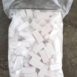 Dollhouse Miniature Bricks White by Andi Mini Brick & Stone 1:12 Scale 325 Pieces