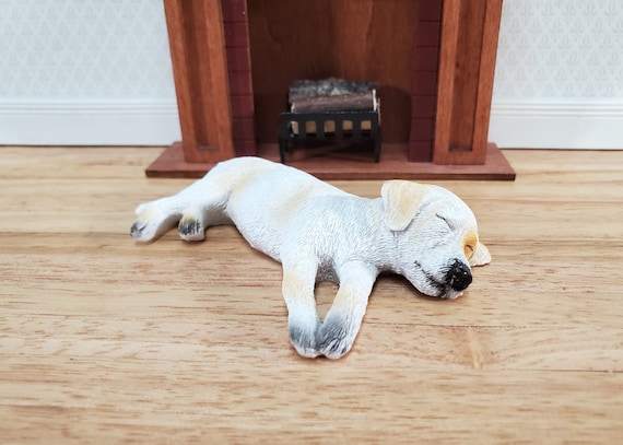 Dollhouse Dog Labrador Retriever Lab Sleeping LARGE Animal Pet Resin Etsy UK
