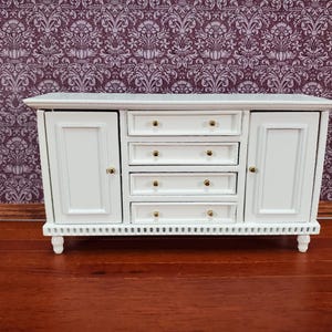Puppenhaus Küche Sideboard Schrank Buffet 1:12 Miniatur Möbel für die Puppenstube