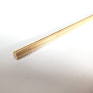 Dollhouse HALF SCALE Handrail Banister for Stairs 1/8&quot; w x 12&quot; long 1:24 Scale HWH7020