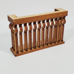 Puppenhaus-Balkontür für Fenster, quadratisch, schmal, DIY, Maßstab 1:12, Miniatur, 3 Zoll