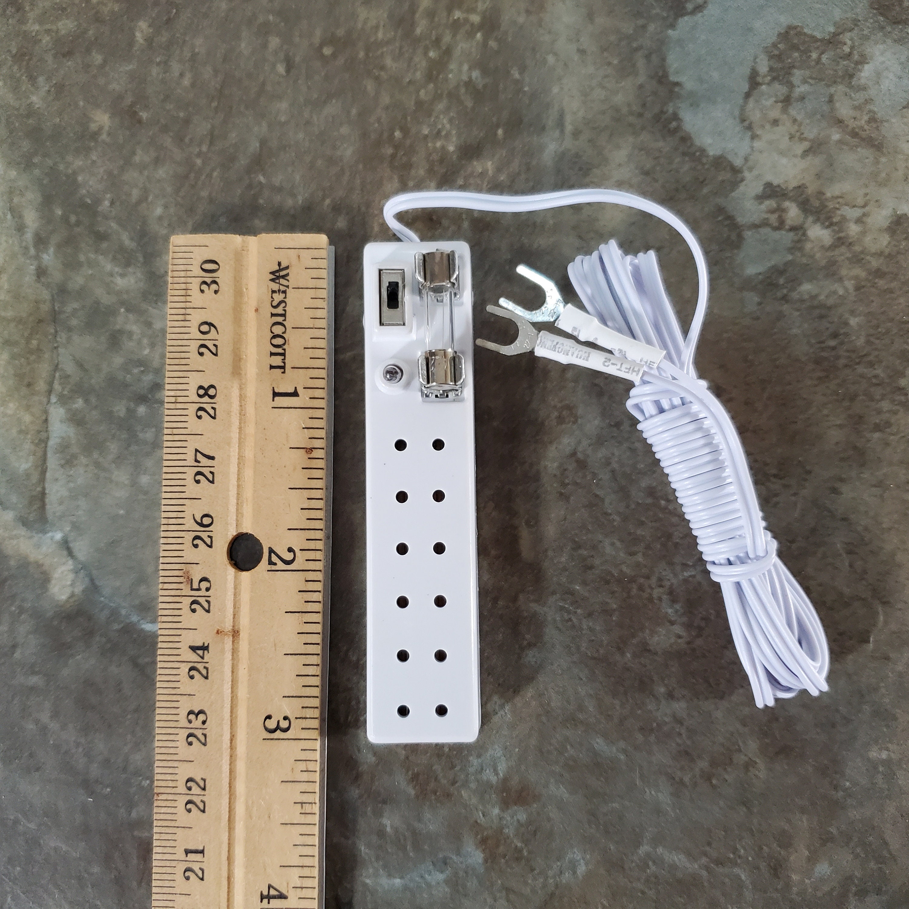Dollhouse Power Strip With Fuse & On/off Switch 6 Plugs 112 Etsy