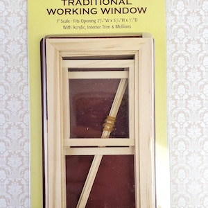 Dollhouse Miniature Window Traditional Working 1:12 Scale Houseworks #5000