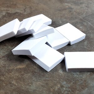 Puppenhaus Buch Einsätze 10 Stück Blank 7/20,3 cm groß Maßstab 1:12 Miniaturen Bibliothek