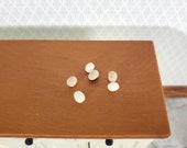 Dollhouse Eggs Half Dozen (6) Brown White 1 12 Scale Food Groceries Kitchen