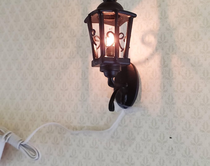 Dollhouse Ceiling Light - White Globe Shade, 12V Miniature Lighting For Dollhouse & Miniature Scenes