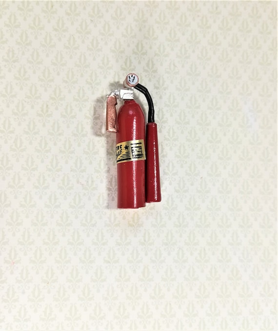 1//12 Miniature Dollhouse Fire extinguisher Dollhouse Miniature ToO/_ES