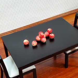 Dollhouse Red Apples Set of 10 1:12 Scale Miniatures Kitchen Food Groceries