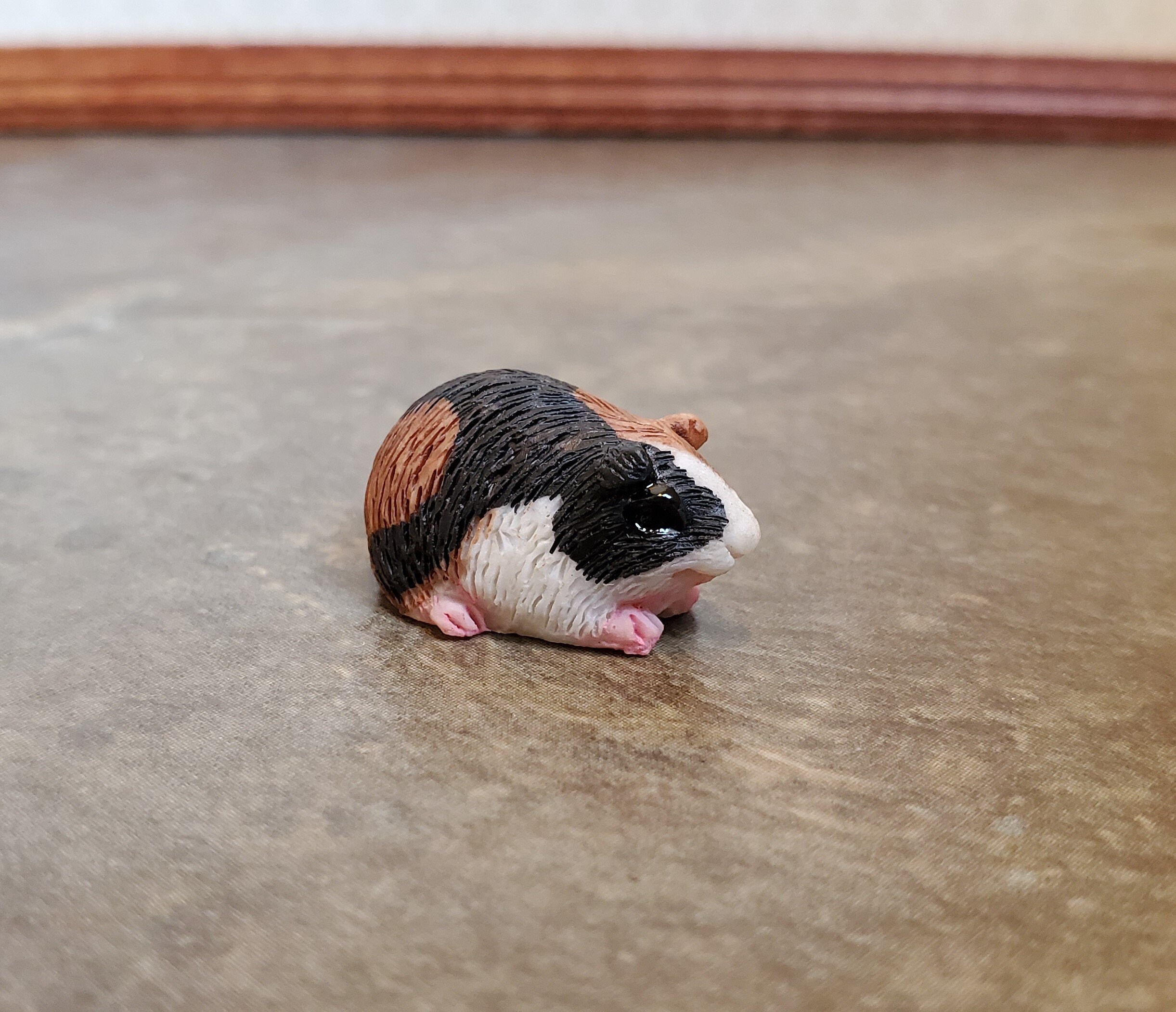 Dollhouse Miniature Guinea Pigs Set of 3 112 Scale Pet Black Etsy