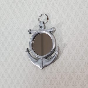 Dollhouse Anchor Mirror Wall Decoration 1:12 Scale Miniature Lighthouse Decor