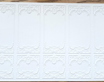 Dollhouse Wall Panels Embossed Textured Foam Board 1:12 Scale Miniature World Model 34937