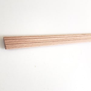 Dollhouse Thin Baseboard or Window Door Casing Trim 3/8&quot; wide x 18&quot; 1:12 Scale CLA77056