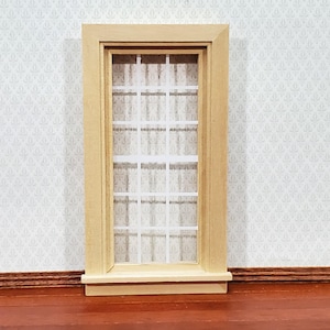 Dollhouse Window Classic Style with Acrylic 1:12 Scale Houseworks 5034 Miniatures