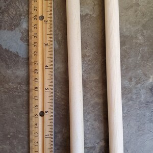 Dollhouse Miniature Round Columns Pillars 2 pieces 8 11/16" Tall 1:12 Scale image 2