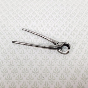 Dollhouse Blacksmith Tongs Metal 1:12 Scale Miniature by Sir Thomas Thumb