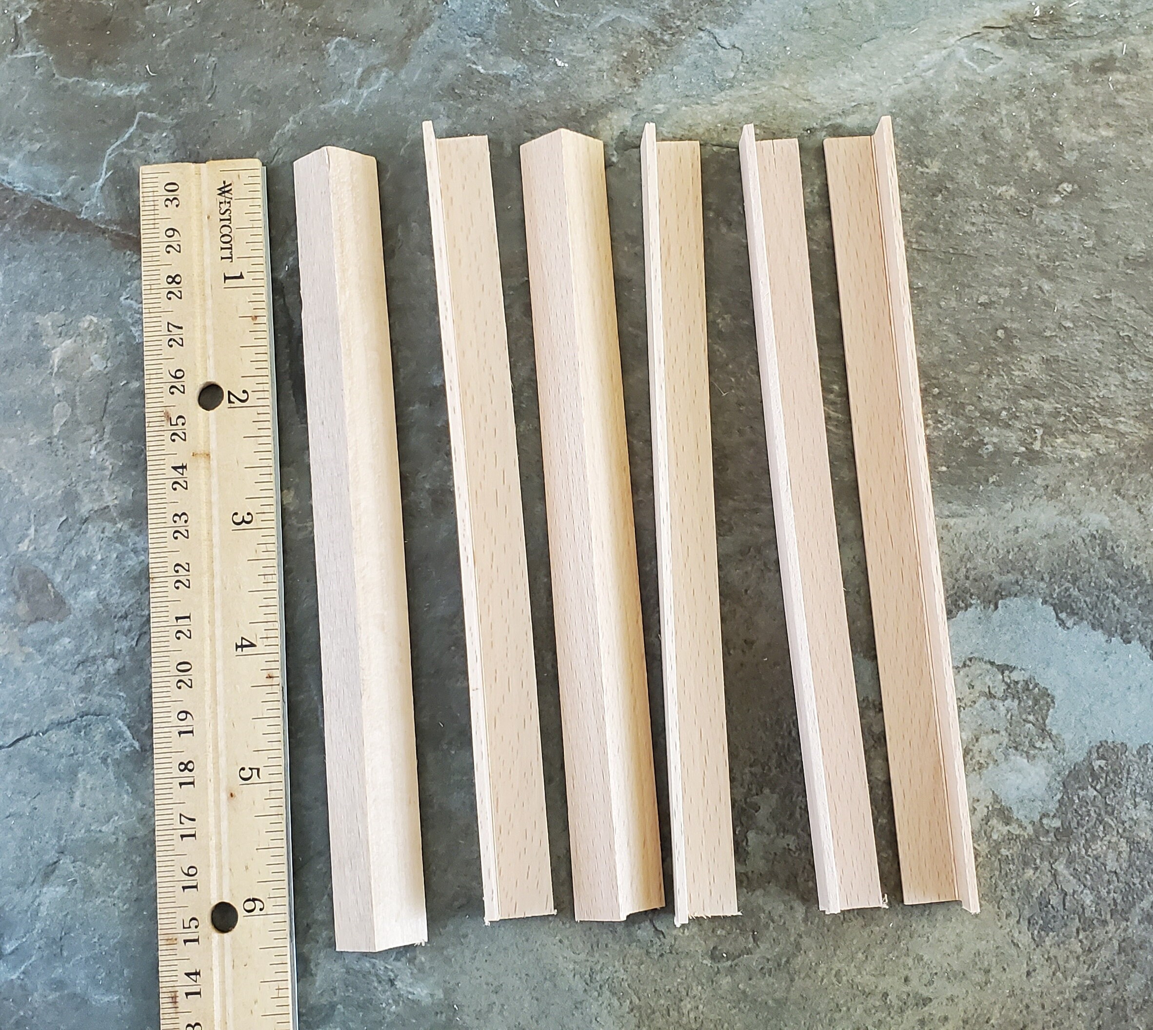 Dollhouse Miniatures 6 Pieces x6 Corner Trim Molding Etsy