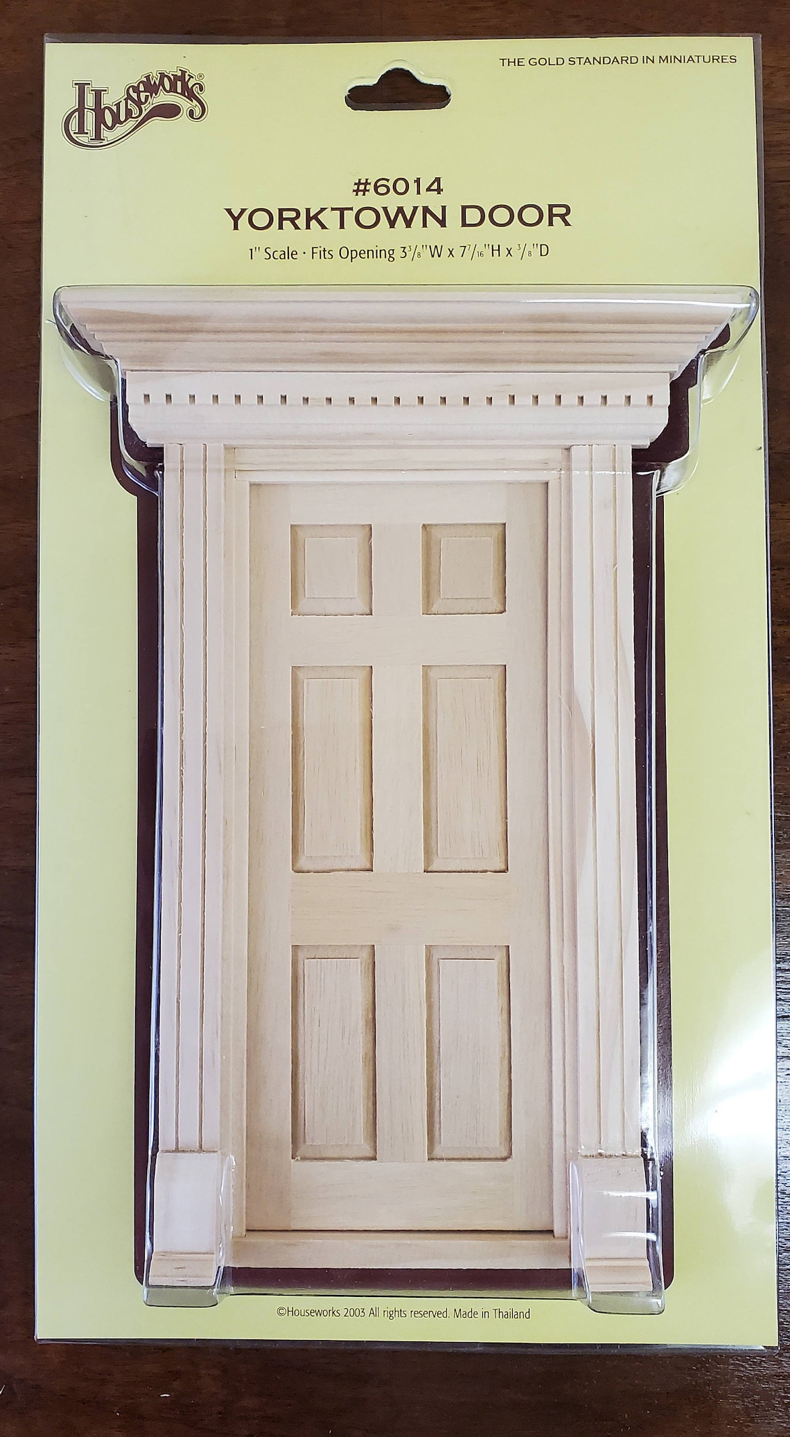 Dollhouse Miniature Door Yorktown 112 Scale Interior Exterior Etsy