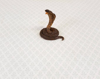 Dollhouse Miniature Snake Cobra Animals 1:12 one inch scale A47 Dollys Gallery 