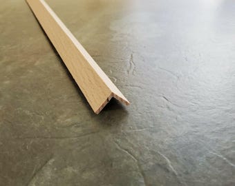 Dollhouse Miniatures Corner Trim Molding 3/8" x 3/8" x 18" long 1:12 Scale 70295