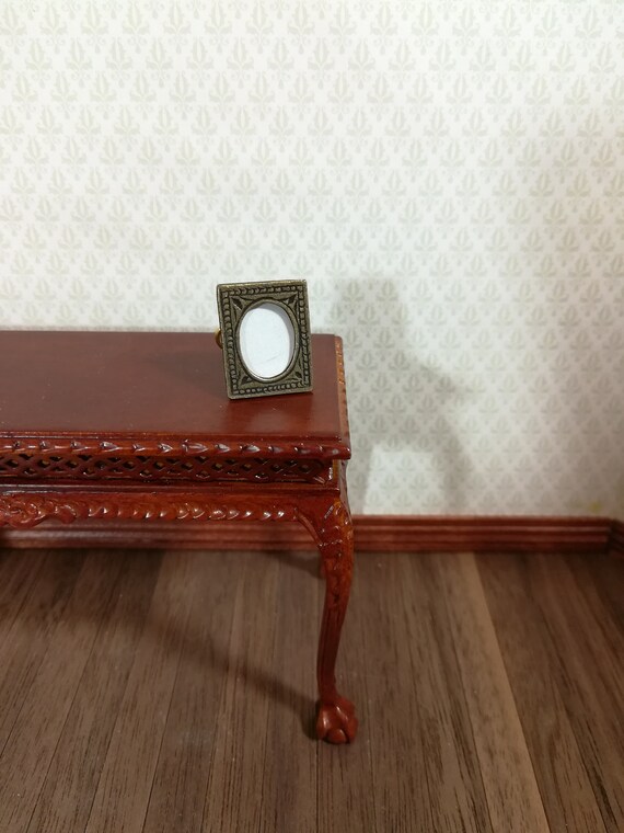 Dollhouse Miniature Kitty Cat Bookends Antique Bronze 1:12 Scale Accessory