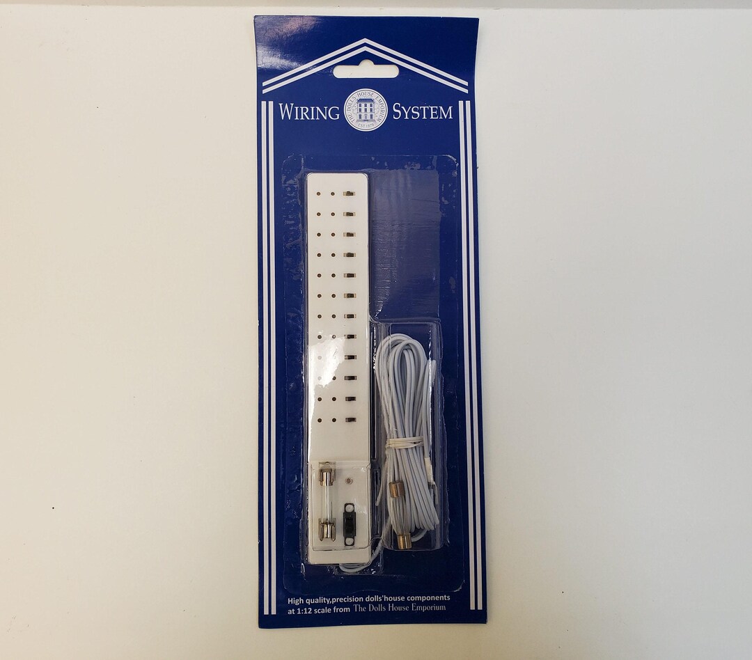 Dollhouse Power Strip With On/off Switches 12 Plugs Wiring System for