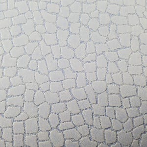 Miniature Cobblestone Path Pavement Sheet Blue Gray Tint Embossed Stone Floor image 3